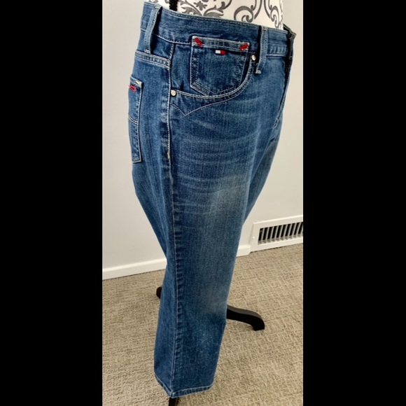 Vintage 90s Y2K Tommy Hilfiger Low Rise Boot Cut Jeans - Picture 4 of 9